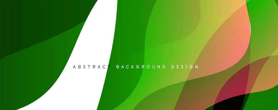 Trendy simple fluid color gradient abstract background with dynamic wave line イラスト素材