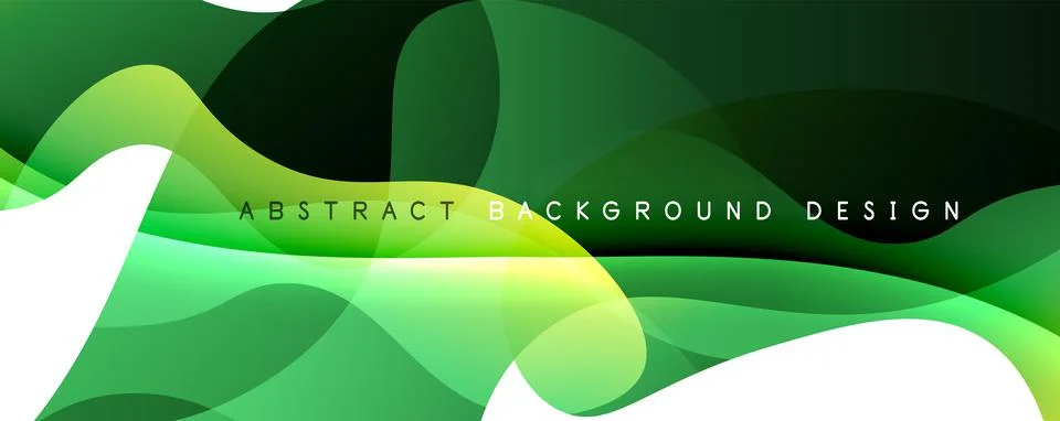 Trendy simple fluid color gradient abstract background with dynamic wave line イラスト素材