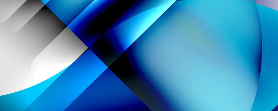 Trendy simple fluid color gradient abstract background with dynamic line effect Illustrazione stock
