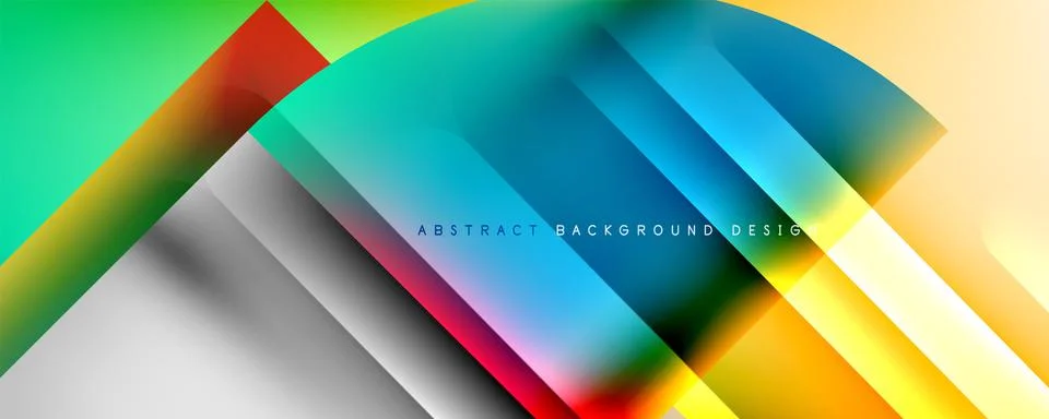 Trendy simple fluid color gradient abstract background with dynamic line effect Stockillustratie