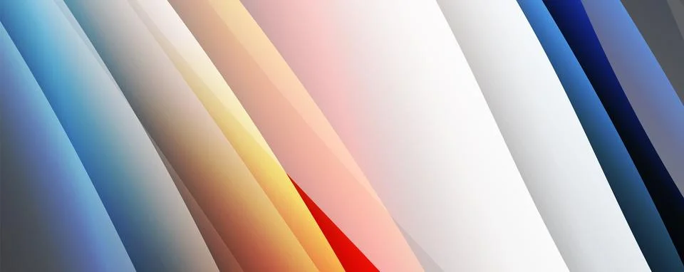 Trendy simple fluid color gradient abstract background with dynamic wave line Illustrazione stock