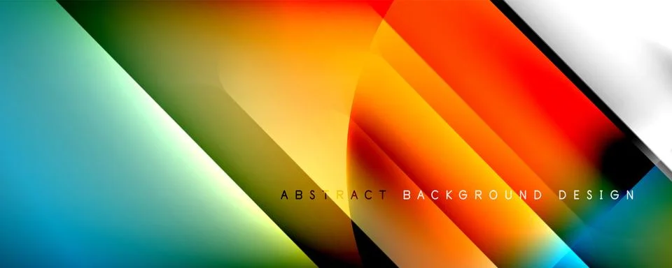 Trendy simple fluid color gradient abstract background with dynamic line effect イラスト素材