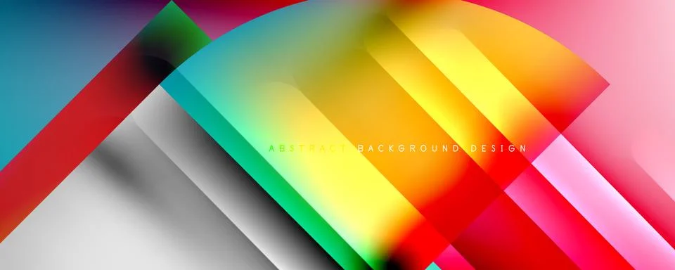 Trendy simple fluid color gradient abstract background with dynamic line effect Illustrazione stock