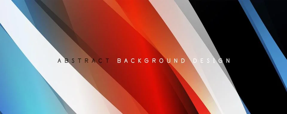 Trendy simple fluid color gradient abstract background with dynamic wave line Stock Illustration