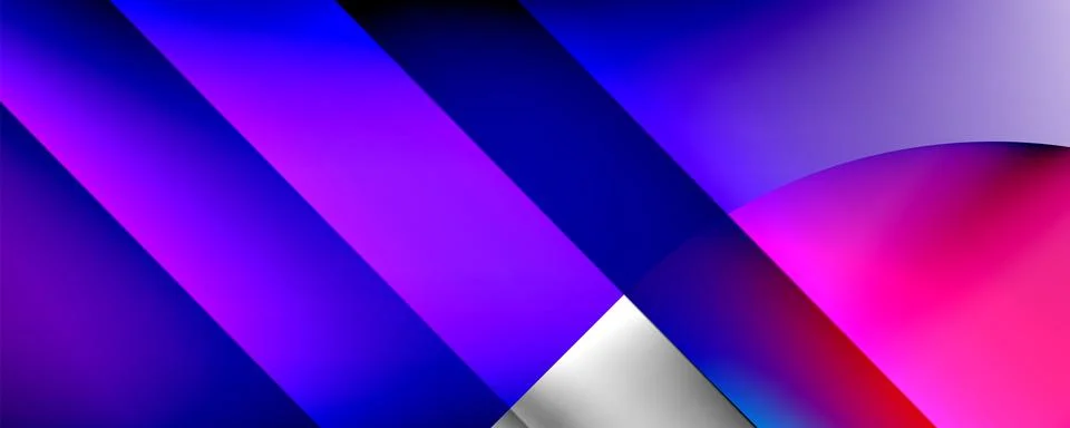 Trendy simple fluid color gradient abstract background with dynamic line effect イラスト素材