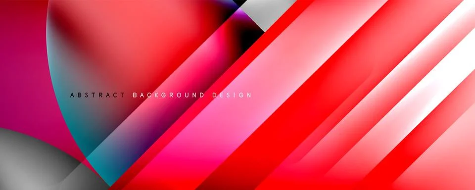 Trendy simple fluid color gradient abstract background with dynamic line effect イラスト素材