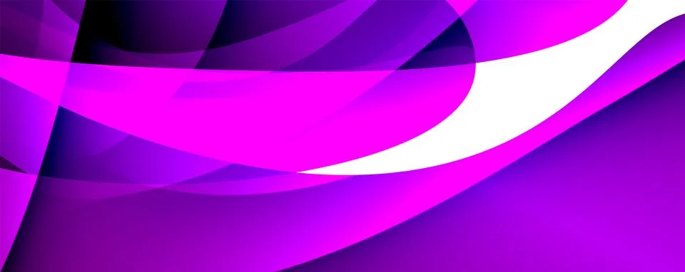 Trendy simple fluid color gradient abstract background with dynamic wave line Stock Illustration