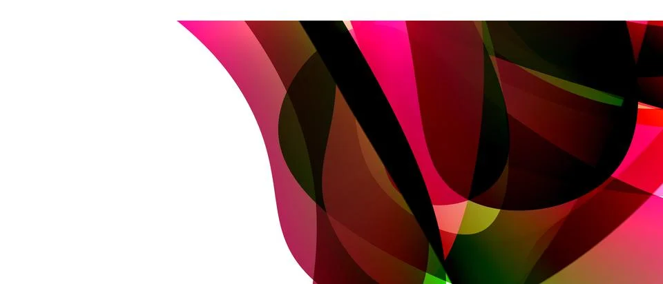 Trendy simple fluid color gradient abstract background with dynamic wave line Stock Illustration