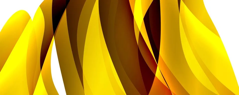 Trendy simple fluid color gradient abstract background with dynamic wave line イラスト素材