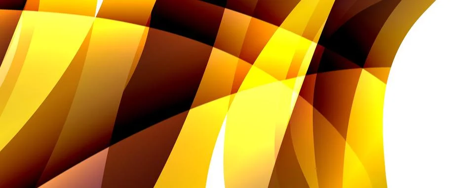 Trendy simple fluid color gradient abstract background with dynamic wave line Illustrazione stock