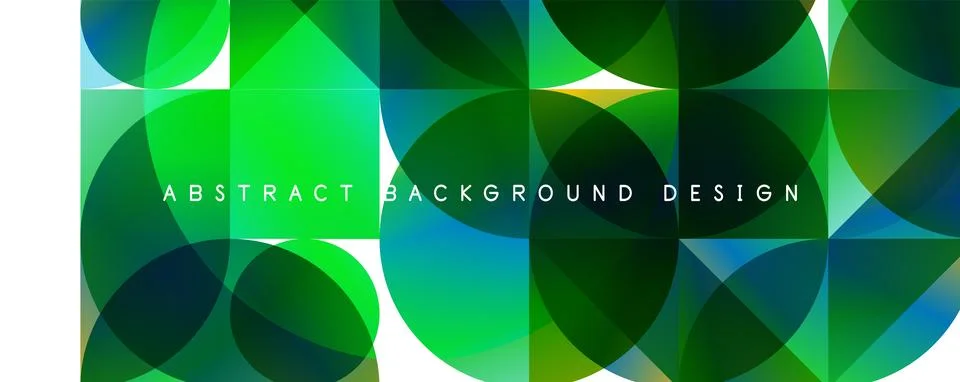 Trendy simple fluid color gradient abstract background with circles and shapes Stock Illustration