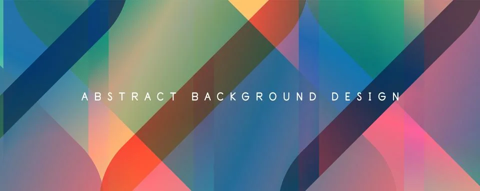 Trendy simple fluid color gradient abstract background with circles and shapes Illustrazione stock