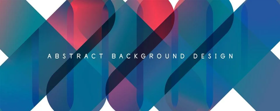 Trendy simple fluid color gradient abstract background with circles and shapes Illustrazione stock