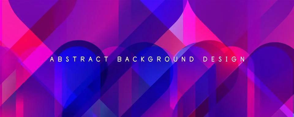 Trendy simple fluid color gradient abstract background with circles and shapes Stock Illustration