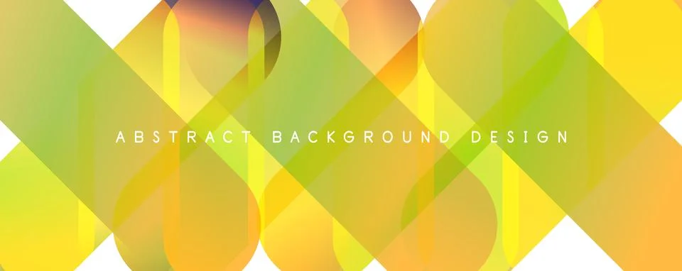 Trendy simple fluid color gradient abstract background with circles and shapes Stock Illustration
