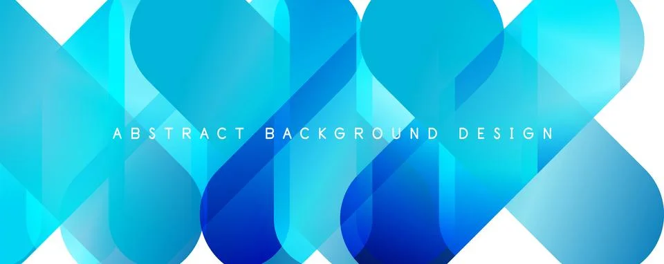 Trendy simple fluid color gradient abstract background with circles and shapes Stock Illustration