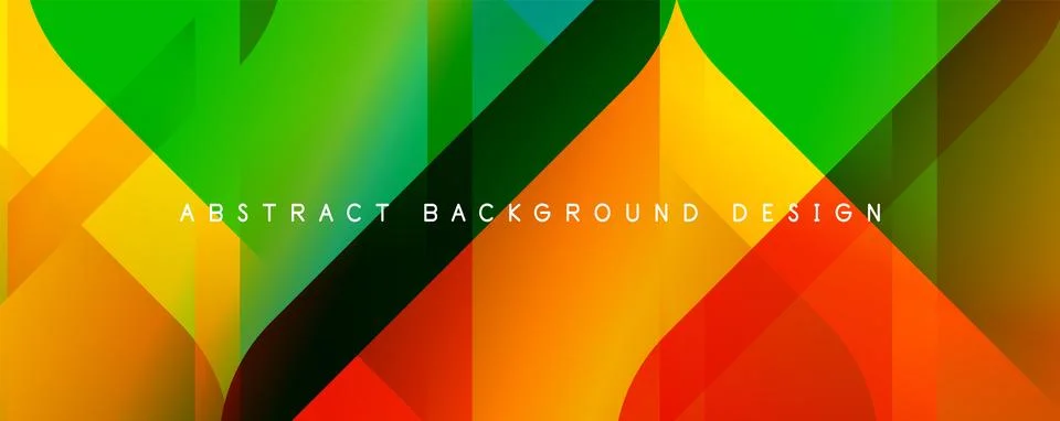 Trendy simple fluid color gradient abstract background with circles and shapes Illustrazione stock