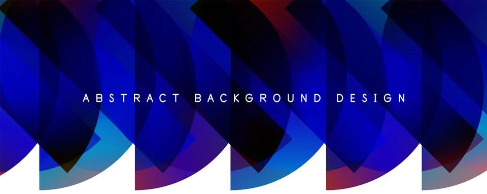 Trendy simple fluid color gradient abstract background with circles and shapes Illustrazione stock
