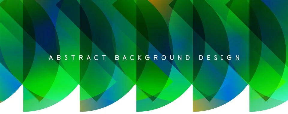 Trendy simple fluid color gradient abstract background with circles and shapes Stock Illustration