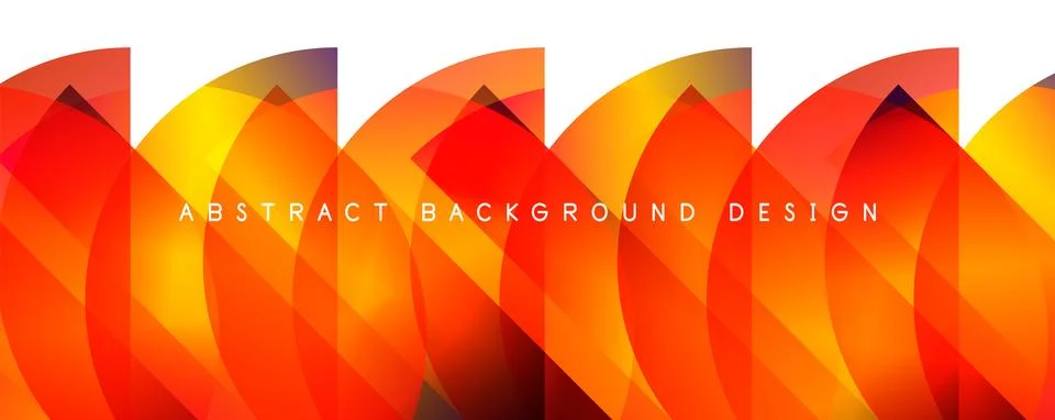 Trendy simple fluid color gradient abstract background with circles and shapes Illustrazione stock
