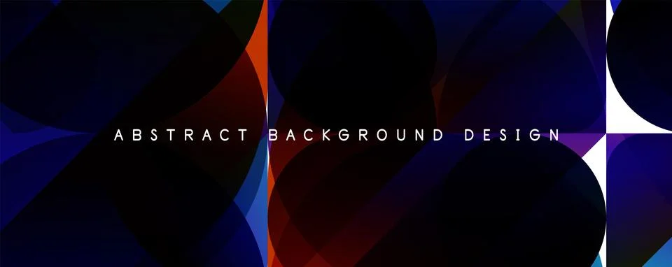 Trendy simple fluid color gradient abstract background with circles and shapes Illustrazione stock