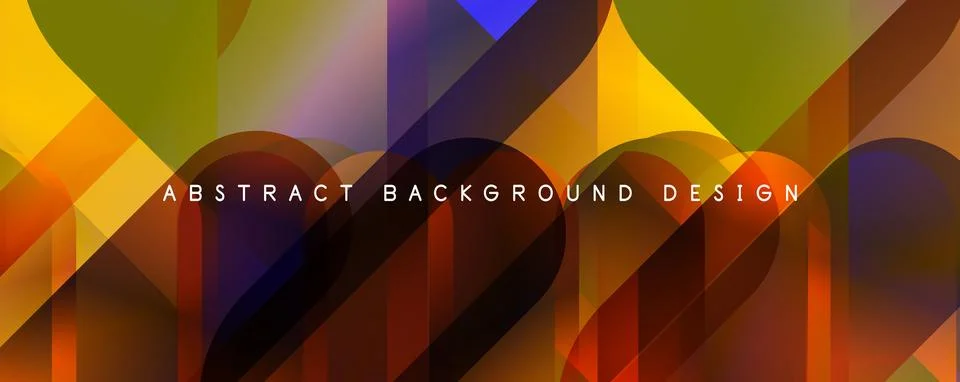 Trendy simple fluid color gradient abstract background with circles and shapes Illustrazione stock