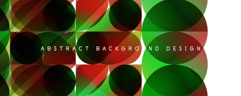 Trendy simple fluid color gradient abstract background with circles and shapes Illustrazione stock