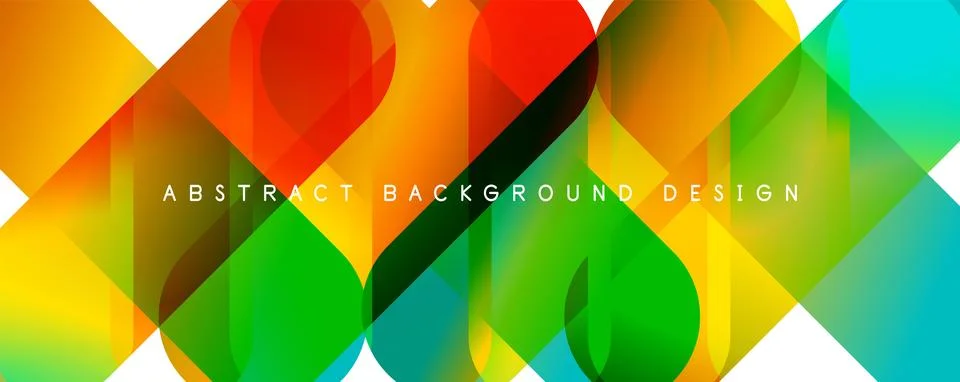 Trendy simple fluid color gradient abstract background with circles and shapes Illustrazione stock