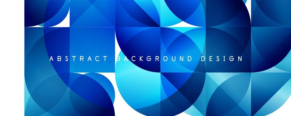 Trendy simple fluid color gradient abstract background with circles and shapes イラスト素材