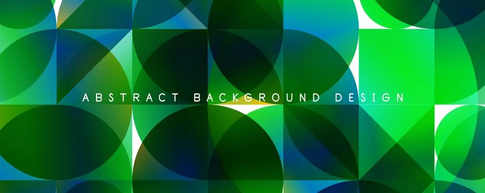 Trendy simple fluid color gradient abstract background with circles and shapes イラスト素材