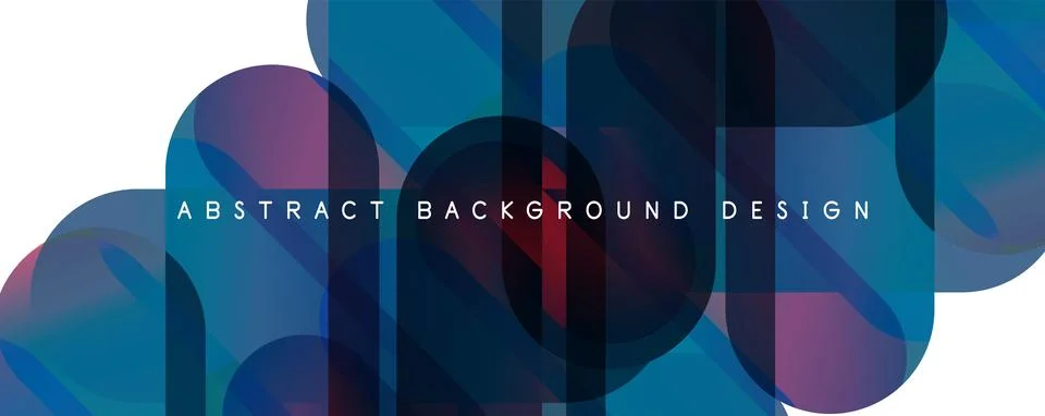 Trendy simple fluid color gradient abstract background with circles and shapes イラスト素材