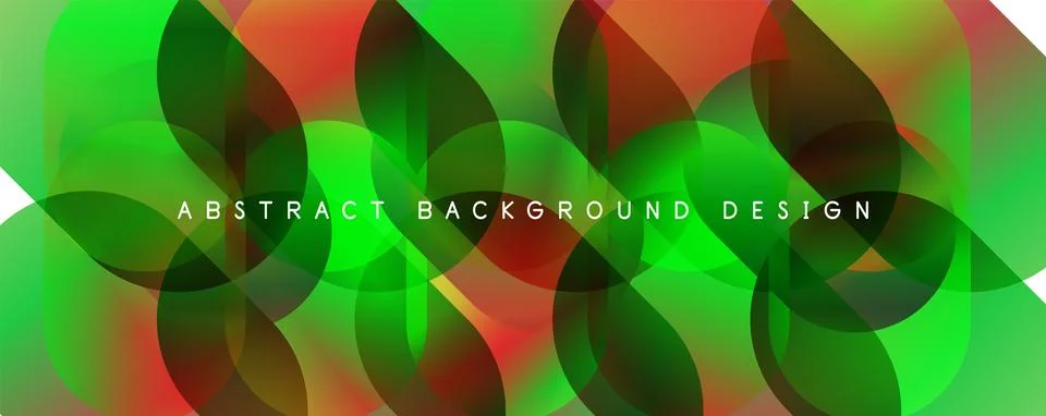 Trendy simple fluid color gradient abstract background with circles and shapes Illustrazione stock