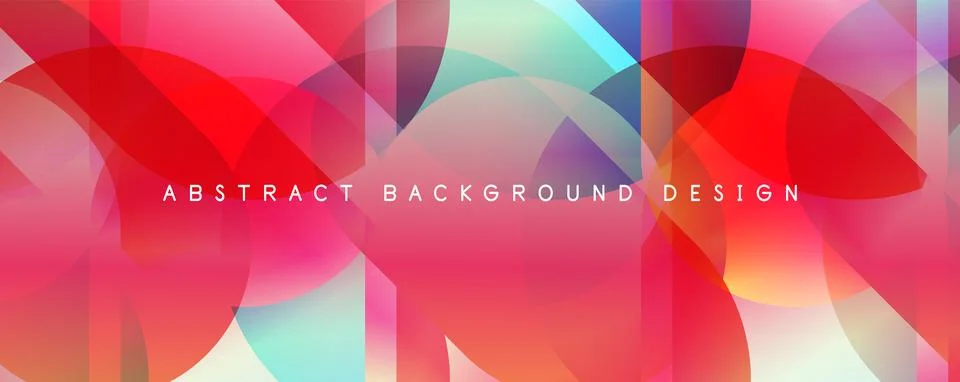 Trendy simple fluid color gradient abstract background with circles and shapes 스톡 일러스트