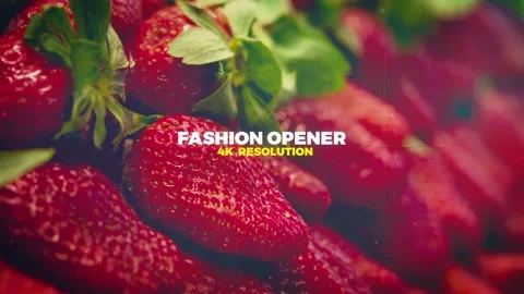 Trendy Slides Opener After Effects stock