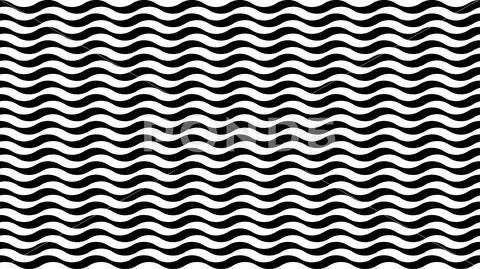 Trendy striped background with wavy texture. Stock Illustration