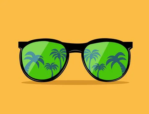 Trendy sunglas vector illustration Stock Illustration