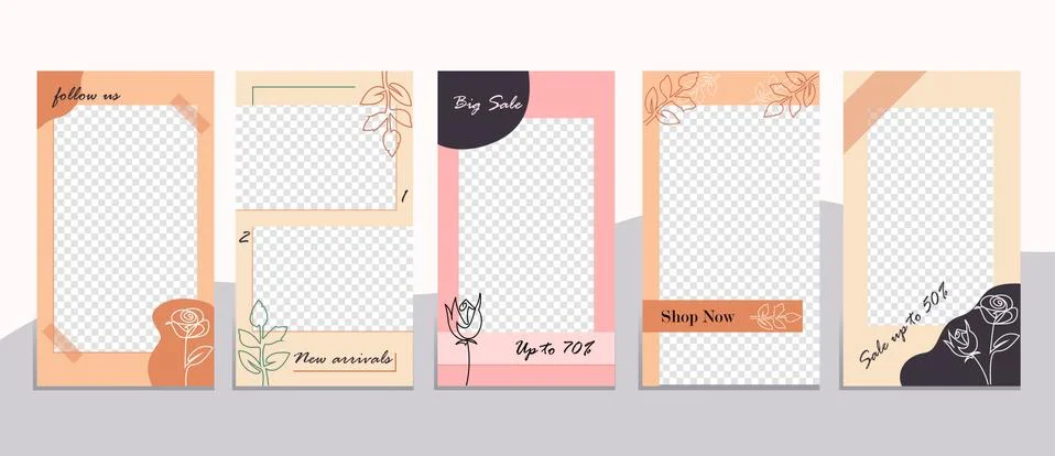 Trendy templates Stock Illustration
