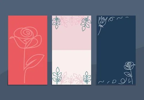 Trendy templates Stock Illustration