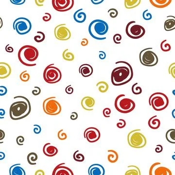 Trendy Terrazzo seamless pattern in bright colors. Stock Illustration