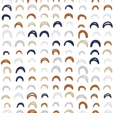 Trendy Terrazzo seamless pattern in bright colors. Stock Illustration