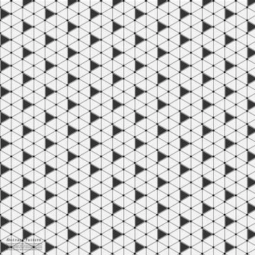 Trendy Triangle Geometric Elements Memphis Pattern. Stockillustratie