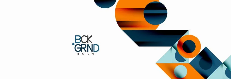 Trendy triangles lines, round elements and circles. Vector Illustration For Stock Illustration