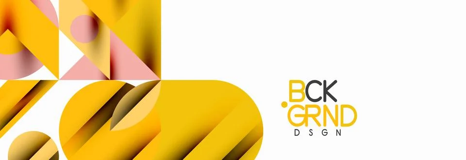 Trendy triangles lines, round elements and circles. Vector Illustration For 스톡 일러스트