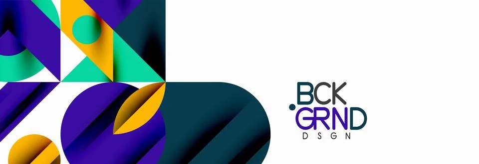 Trendy triangles lines, round elements and circles. Vector Illustration For Stock Illustration