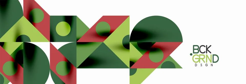 Trendy triangles lines, round elements and circles. Vector Illustration For Illustrazione stock