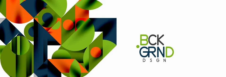 Trendy triangles lines, round elements and circles. Vector Illustration For Stock Illustration