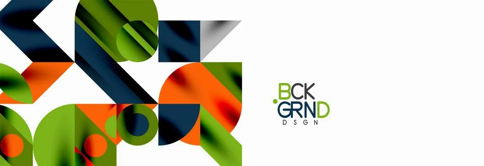 Trendy triangles lines, round elements and circles. Vector Illustration For Stock Illustration