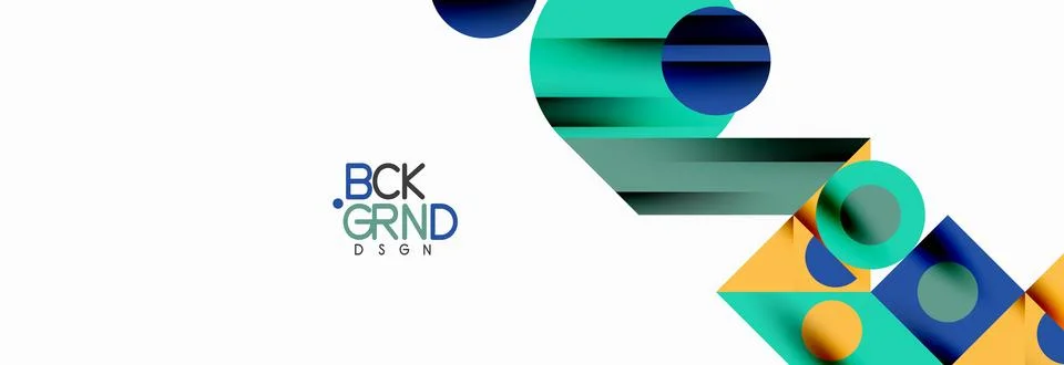 Trendy triangles lines, round elements and circles. Vector Illustration For Illustrazione stock