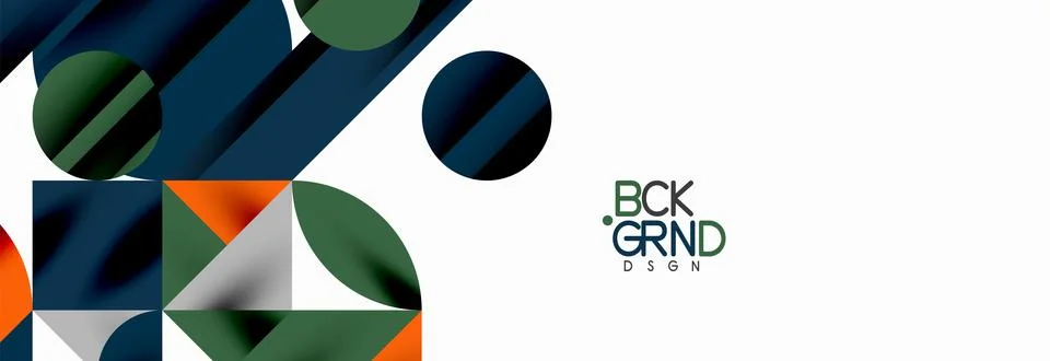 Trendy triangles lines, round elements and circles. Vector Illustration For Stock Illustration