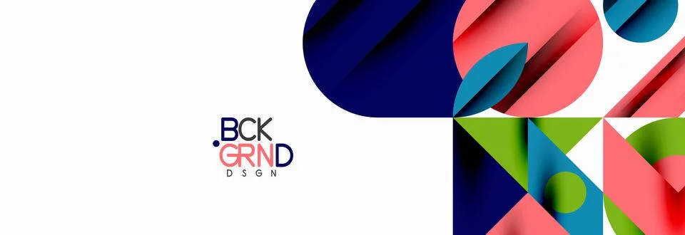 Trendy triangles lines, round elements and circles. Vector Illustration For イラスト素材